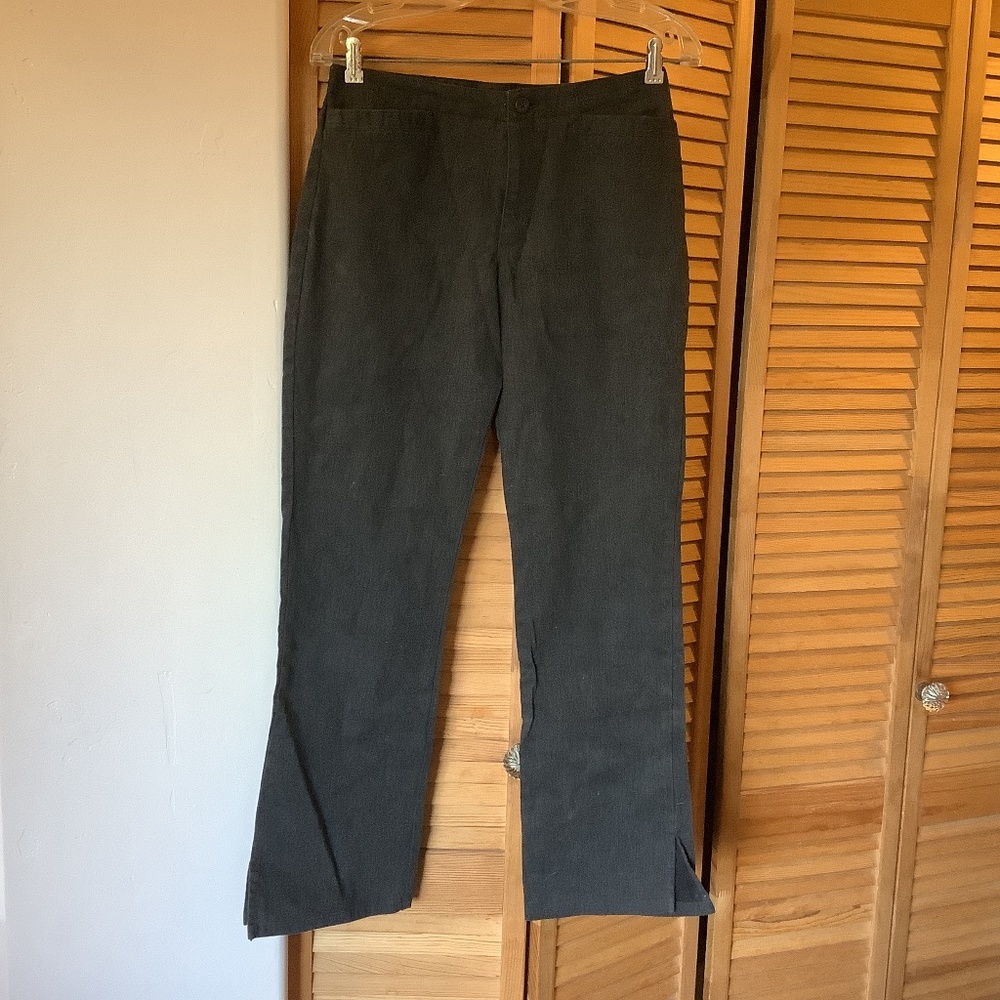 Womens pants, Xhilararion, size 7, used, black, excellent